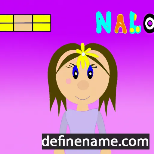 cartoon of the name Náli