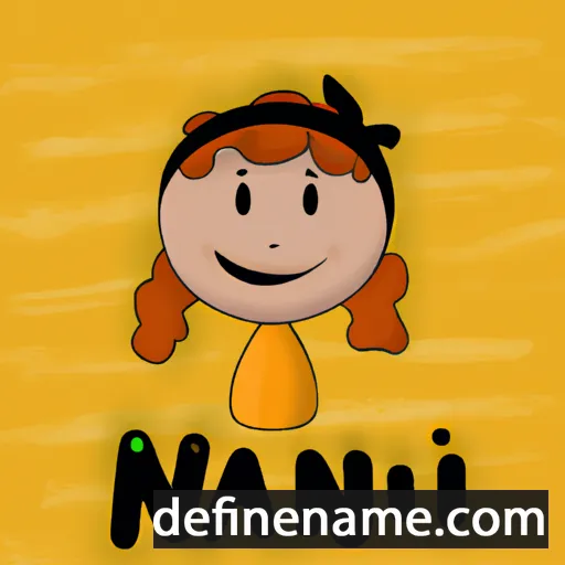 cartoon of the name Nánni