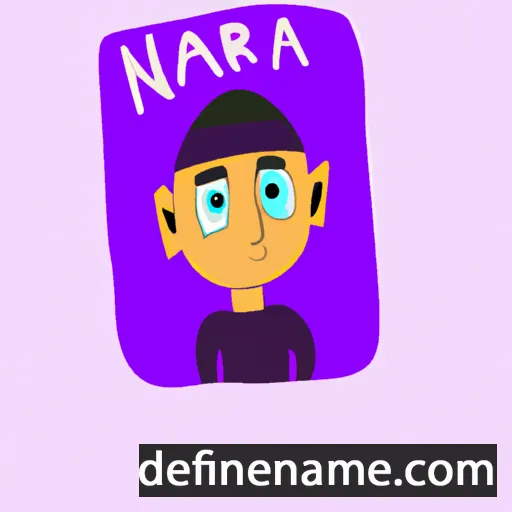 cartoon of the name Nár