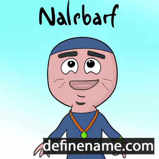 cartoon of the name Nárbflaith