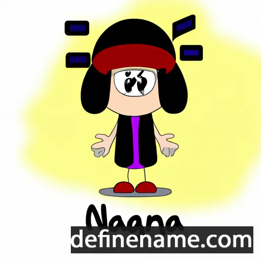 cartoon of the name Näğimä