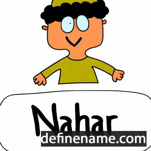 cartoon of the name Nähär