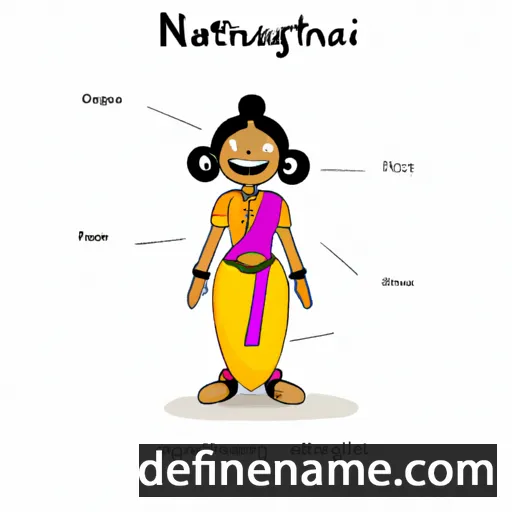 cartoon of the name Nagananthini