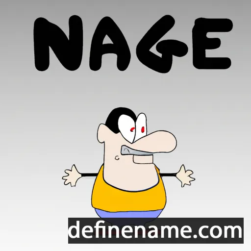 cartoon of the name Nagge