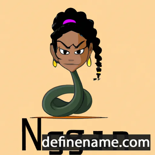 cartoon of the name Nagini