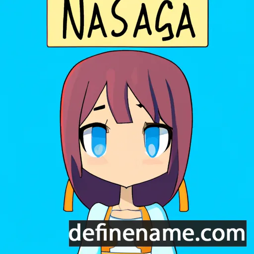 cartoon of the name Nagisa