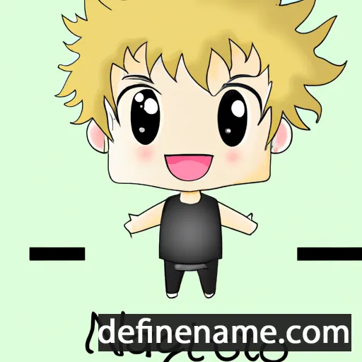 cartoon of the name Nagito