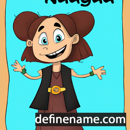 cartoon of the name Nagla