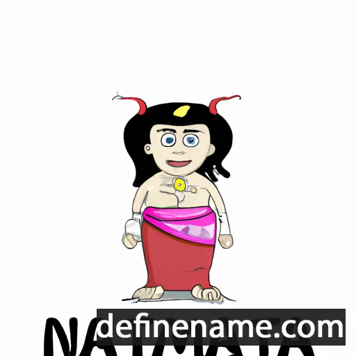 cartoon of the name Nagmati