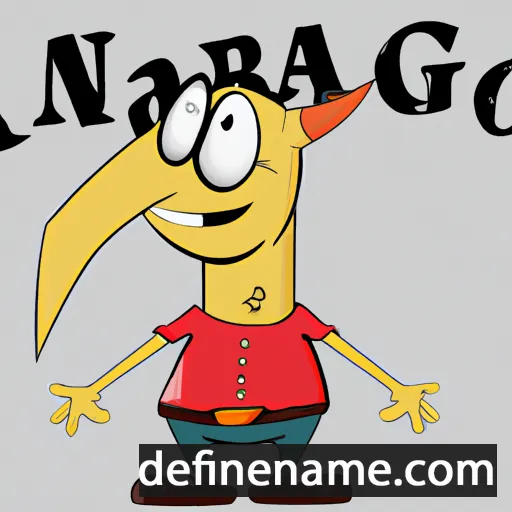 cartoon of the name Nagor