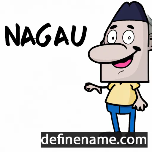 cartoon of the name Naguib