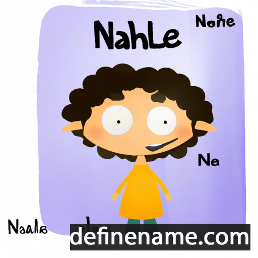 cartoon of the name Nahel