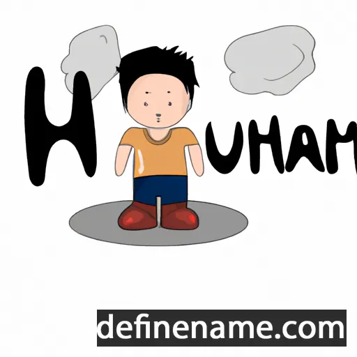 cartoon of the name Nahúm