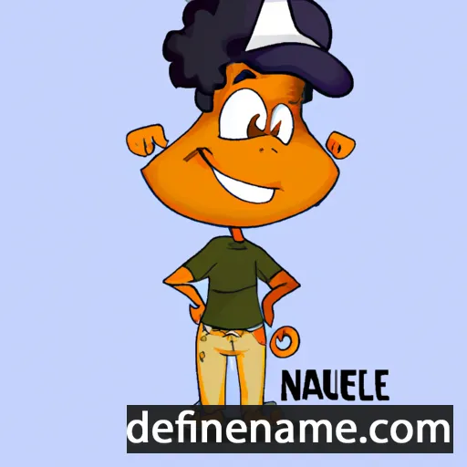 cartoon of the name Nahuell