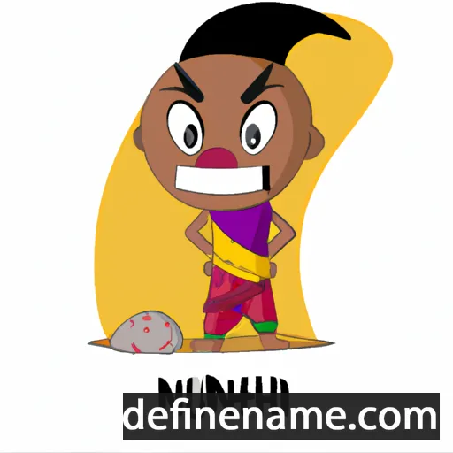 cartoon of the name Nahundi