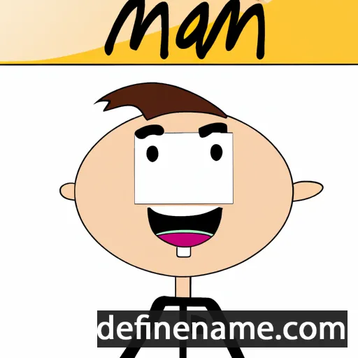 cartoon of the name Naïm