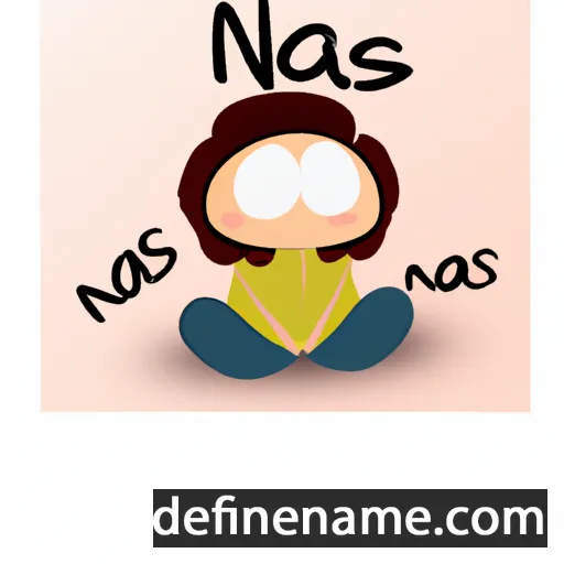 cartoon of the name Naïs