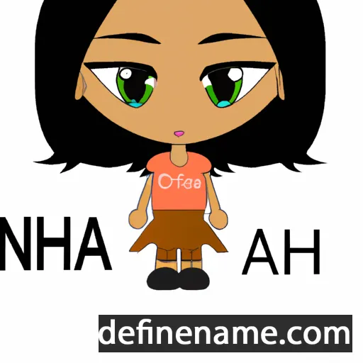 cartoon of the name Naiah