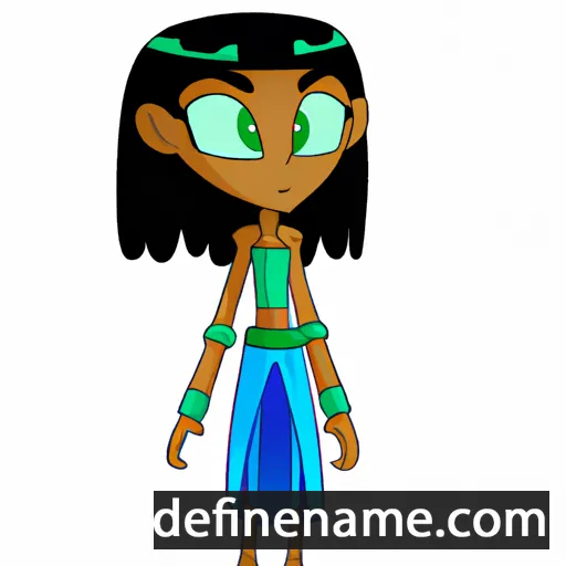 cartoon of the name Naide