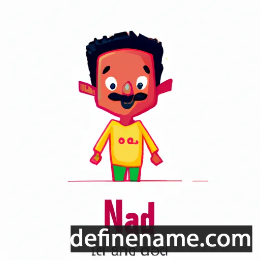 cartoon of the name Naidu