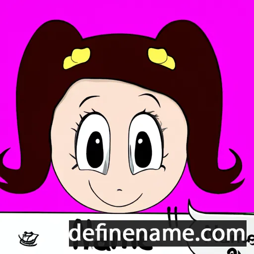 cartoon of the name Naimée