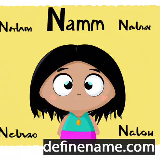 cartoon of the name Naiomi