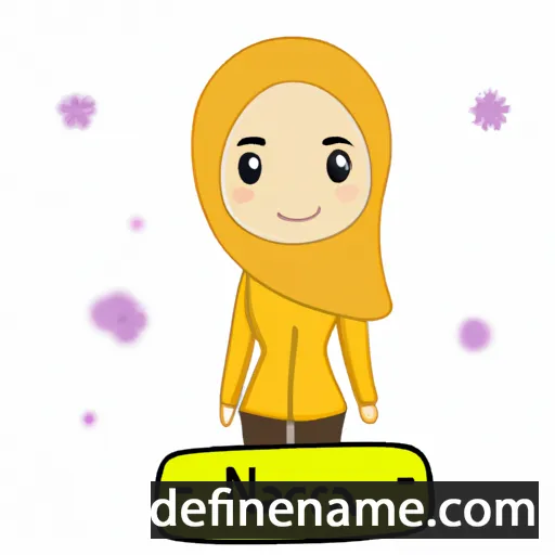 cartoon of the name Nairah