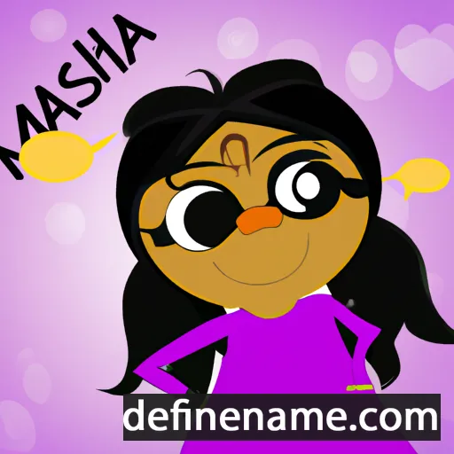 cartoon of the name Naisha