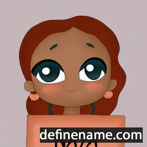 cartoon of the name Naiya