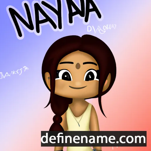 cartoon of the name Naiyana