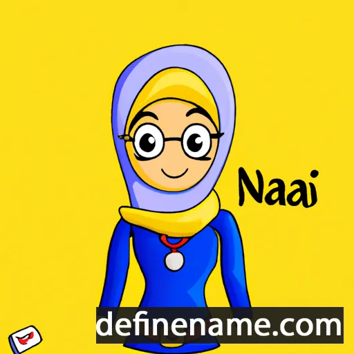 cartoon of the name Naj