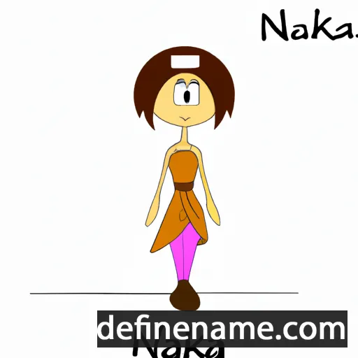 cartoon of the name Najâka