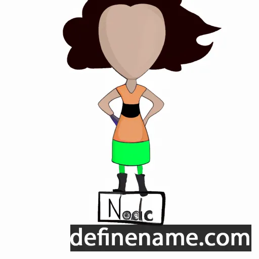 cartoon of the name Najade