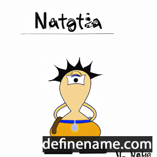 cartoon of the name Najagtâ