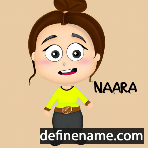 cartoon of the name Najarra