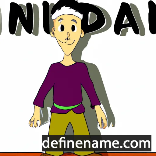 cartoon of the name Najdin