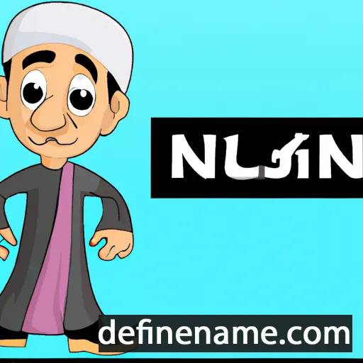 cartoon of the name Najm Al-din