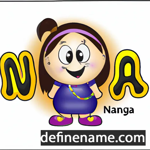 cartoon of the name Najna