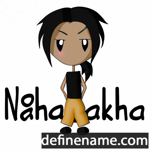 cartoon of the name Nakaiah