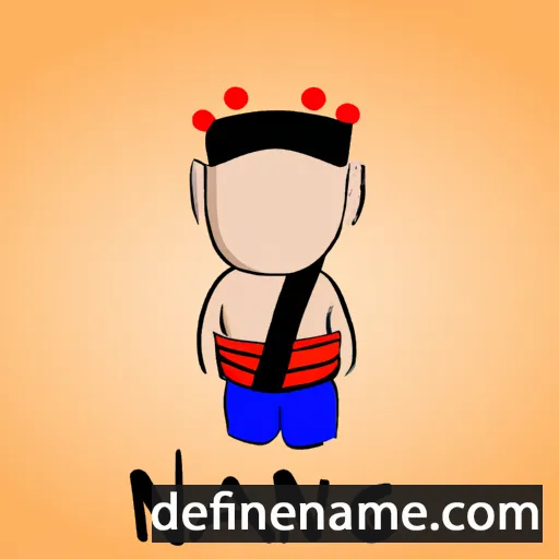 cartoon of the name Nakang