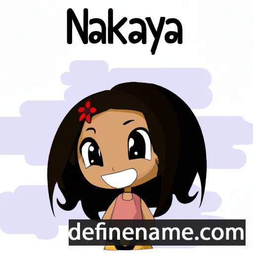 cartoon of the name Nakayla