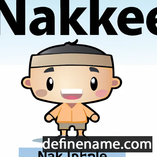 cartoon of the name Nakheel