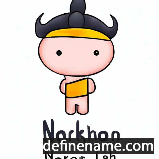 cartoon of the name Nakhorn