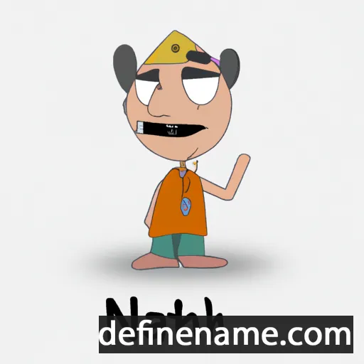 cartoon of the name Nakht