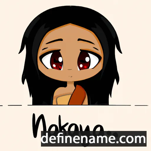 Nakiya cartoon