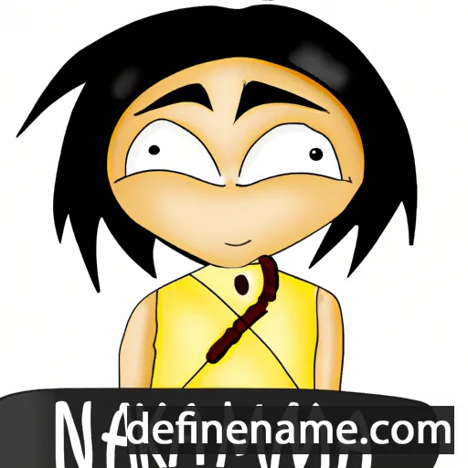 cartoon of the name Nakoma