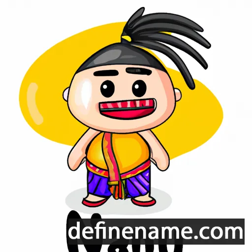 cartoon of the name Nakon