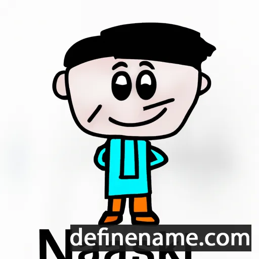 cartoon of the name Naksh