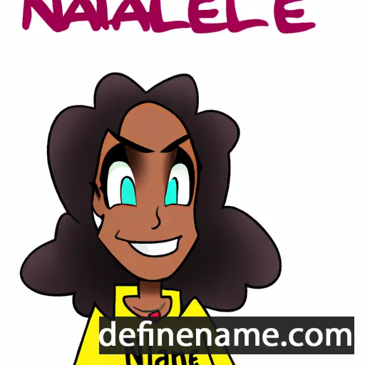 cartoon of the name Nalane