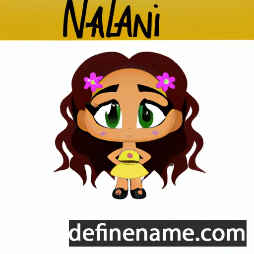 cartoon of the name Nalani